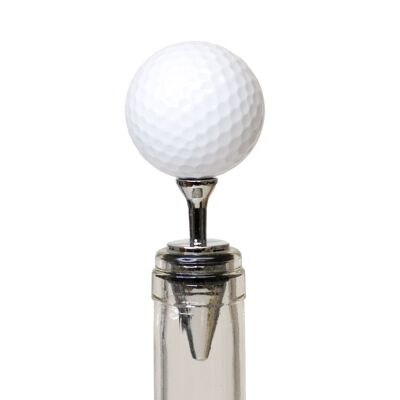 Golfball-Weinflaschenverschluss