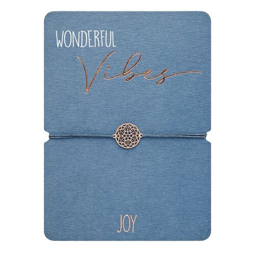 Armband - "Wonderful Vibes" - rosé verguld - Joy 606489