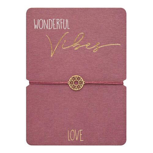 Armband - "Wonderful Vibes" - verguld - Love 606498