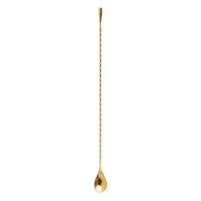 40 cm beschwerter Teardrop-Barlöffel - Gold