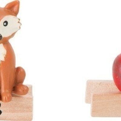Deco clips fox | Spring and Easter | Wood