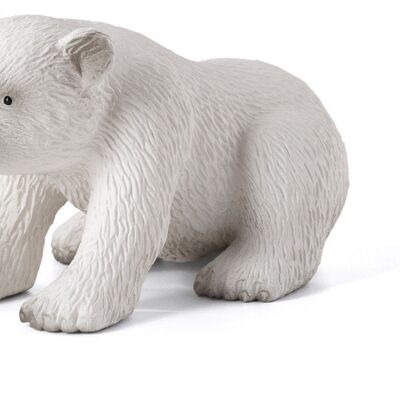 Animal Planet cachorro de oso polar sentado