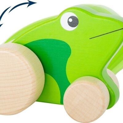 Push toy frog | Clutching toys, rattles | FSC 100%