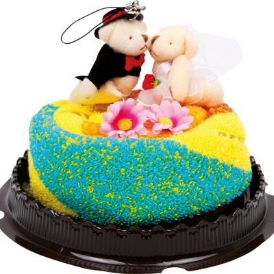 Torta toalla “pareja de novios”