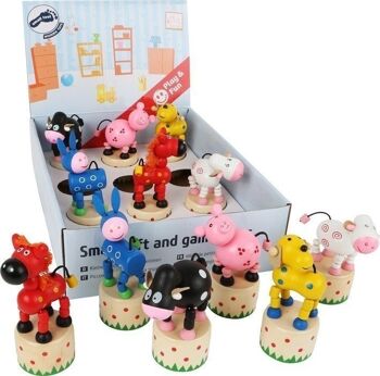 Afficher les figurines à pousser de la ferme 1