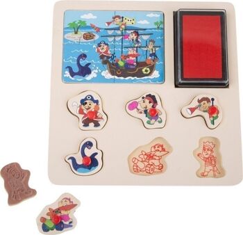 Timbres et Puzzle Heroes 1