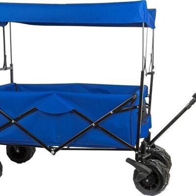 Handcart foldable with sunroof