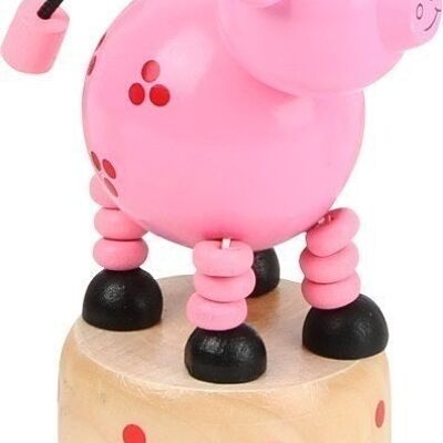Push figure pig | Push figure pig | Wood