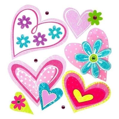 Decorative sticker "Hearts" | decoration