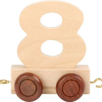 number train 8 | Letter trains | Wood