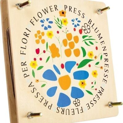 prensa de flores | Elaboración | Madera