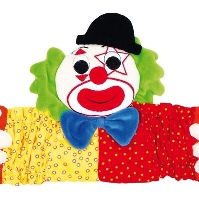 Faites glisser le clown | Jouets en peluche | Bois