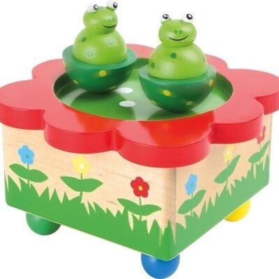 Music Box Frog Pond | music boxes | Wood