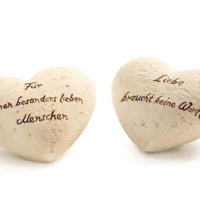 Ceramic hearts of affection
