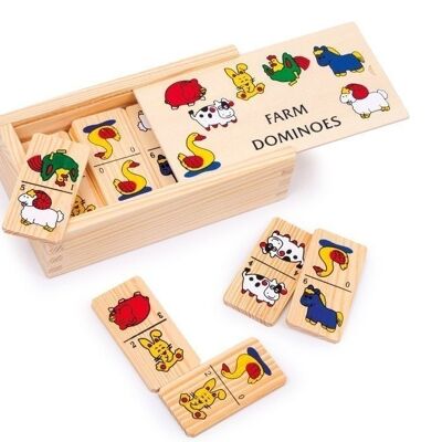 Granja de dominó | juegos de mesa | Madera