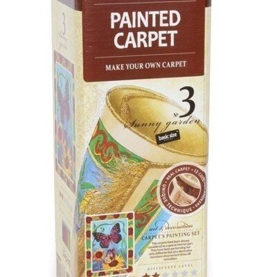 Set de manualidades pintando alfombra "Mariposa"