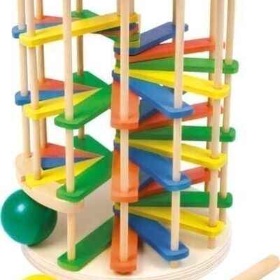 Knock ball tower, big | Knocking Games | Wood