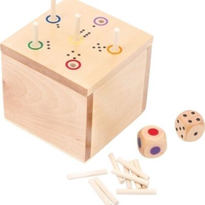 Juego de dados 6 en la caja