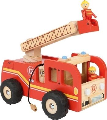 Camion de pompier avec échelle tournante 1
