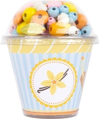 Présentoir Perles Bois Cupcake Bonbons 5