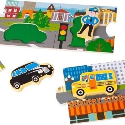 Story Puzzle City | Jigsaw Puzzles | Wood