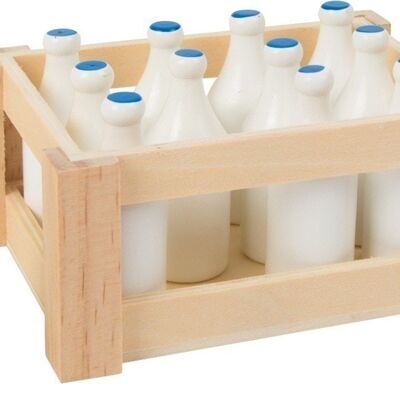 botellas de leche | Almacenes generales | Madera
