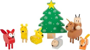 Coffret de jeu Forêt Noël des animaux 3
