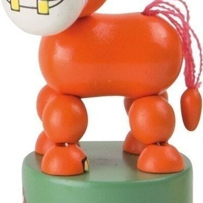 Push figura ippopotamo | Animali push-pull e wind-up | FSC 100%