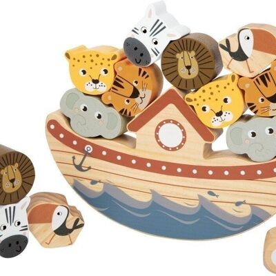 Balancing game ark “Safari” | Wooden toy