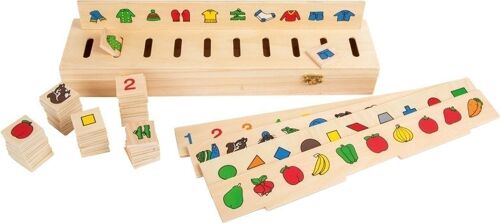 Bildersortierbox | Lernspielzeug und Tafeln | Holz