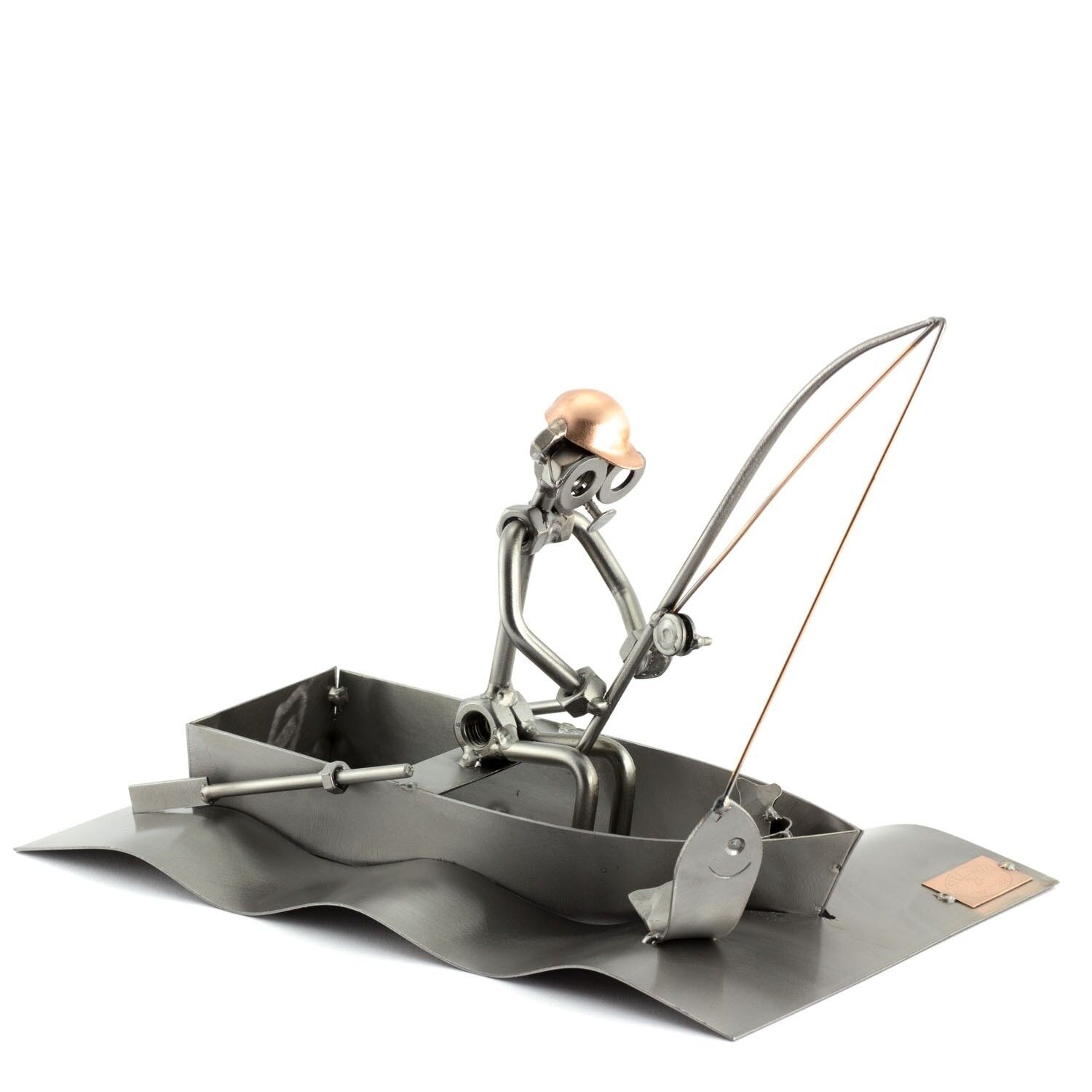 Vite Uomo Pescatore Con La Barca