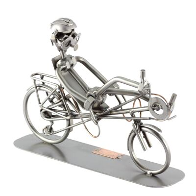 Screw man recumbent bicycle