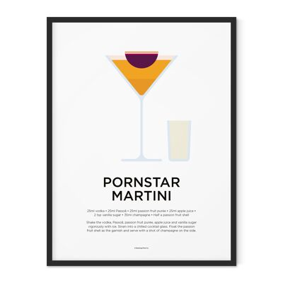 Pornstar Martini Print - 21x30cm