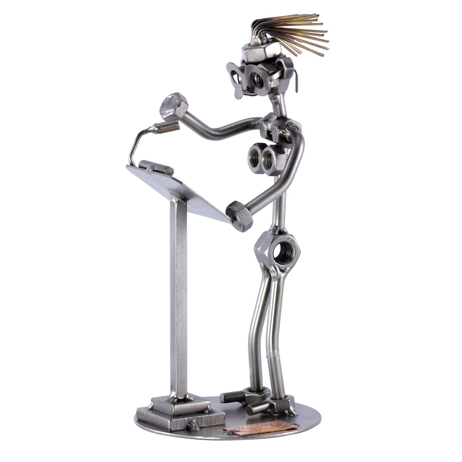 Avvitare l'altoparlante dell'uomo al leggio