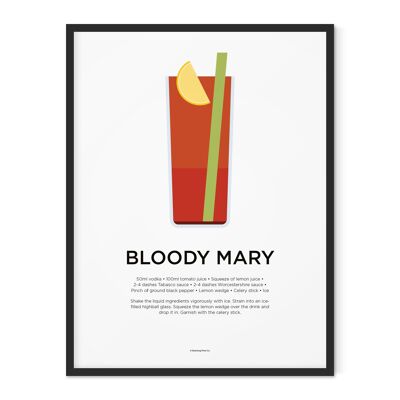Bloody Mary Print - 30x40cm