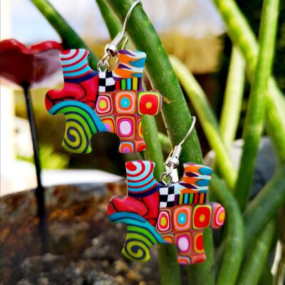 Puzzles earrings