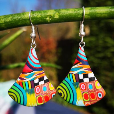 Pendientes de abanico