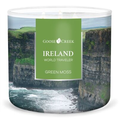 Green Moss Goose Creek Candle® Ireland World Traveler 411 grams
