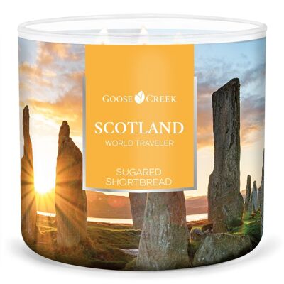 Galletas de mantequilla azucaradas Goose Creek Candle® Scotland World Traveler 411 gramos