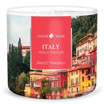 Tiramisu sucré Goose Creek Candle® Italie World Traveler 411 grammes 1