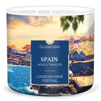 Fête du vin de Logrono Goose Creek Candle® Spain World Traveler 411 grammes 1