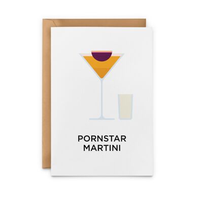 Pornstar Martini Card