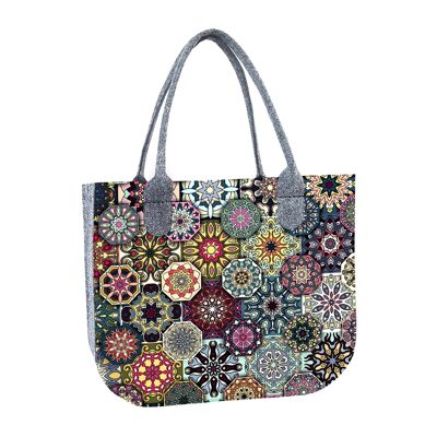 Borsa A Tracolla Valencia In Feltro Lady Linea XL Bertoni