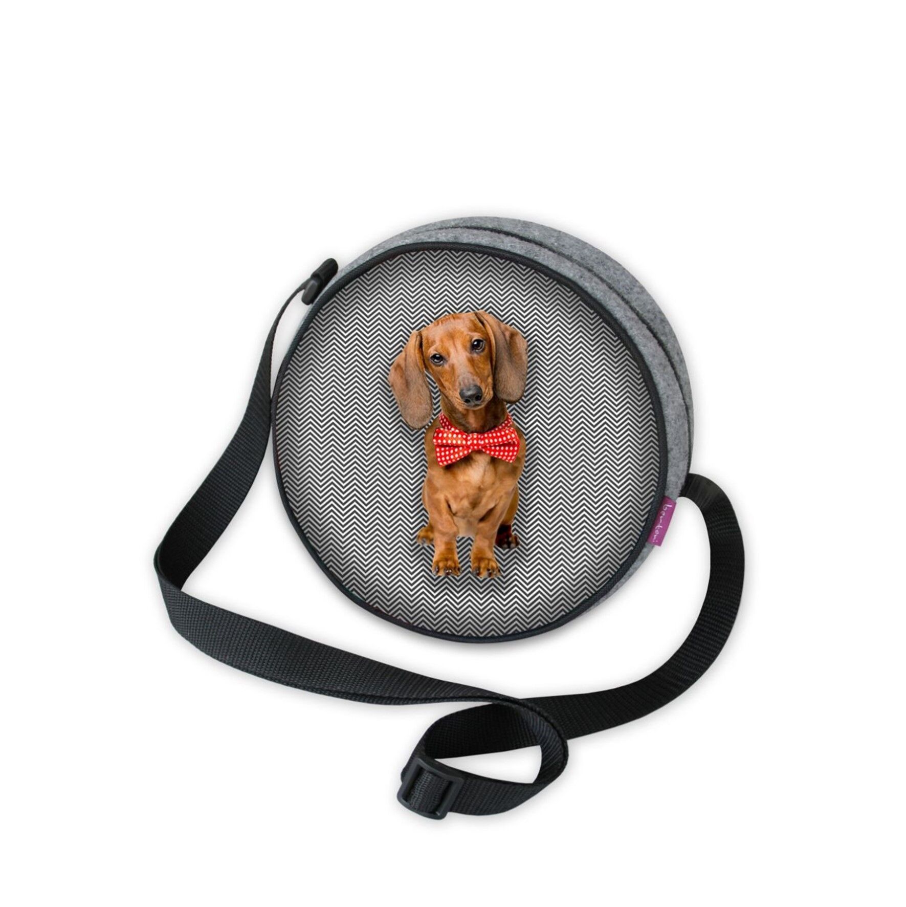 Borsa a tracolla Filip in feltro Twist Line Bertoni