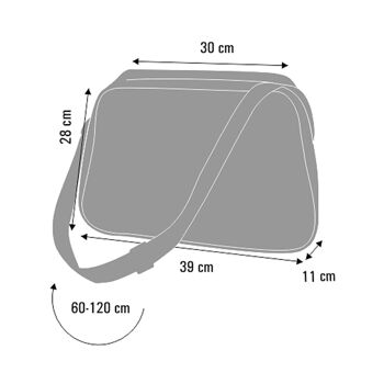 Borsa A Tracolla Triangolo A Feltro Linea Nesi Bertoni 3