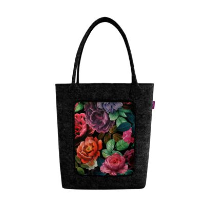 Borsa A Spalla Enigma In Feltro Linea Swing Bertoni