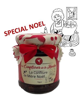 Confiture de la Mère NOEL (confiture extra Figue) 220gr 1