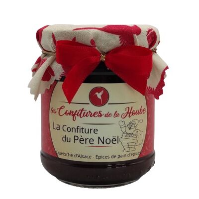 Jam of Santa Claus (extra jam Quetsche d'Alsace with Christmas Spices) 220gr