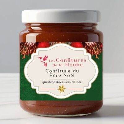 Jam of Santa Claus (extra jam Quetsche d'Alsace with Christmas Spices) 220gr