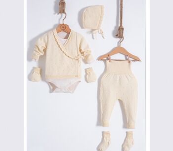 Tricot 100 % coton de style moderne, lot de bébé élégant. 4